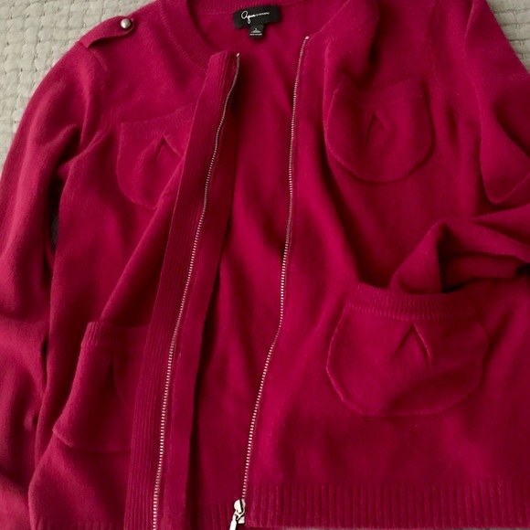 Aqua 100% Cashmere Sweater size L - Picture 4 of 6